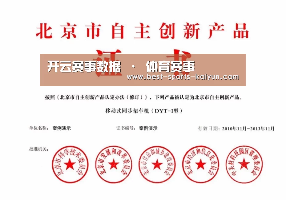 开云官网入口荣誉证书四(图1)